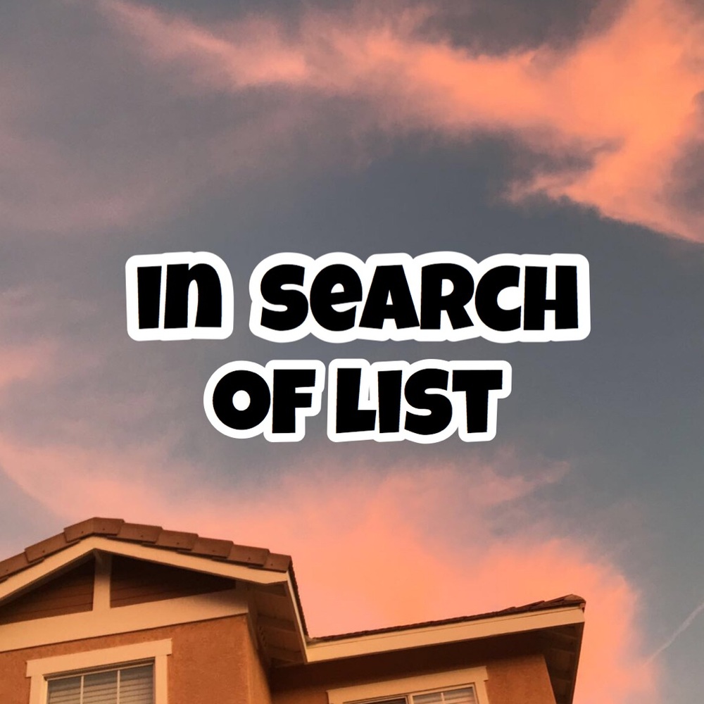 (in search of list NOT FOR SALE)